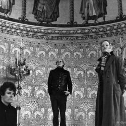 Paul Morrissey, Andy Warhol und Jane Forth im Thronsaal von Schloss Neuschwanstein (IV), Allgäu, Bayern 1971, 1971/2012, 30,0 x 40,0 cm, Auflage: 25+1