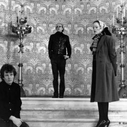Paul Morrissey, Andy Warhol und Jane Forth im  Thronsaal von Schloss Neuschwanstein (II), Allgäu, Bayern 1971, 1971/2012, 30,0 x 40,0 cm, Auflage: 25+1